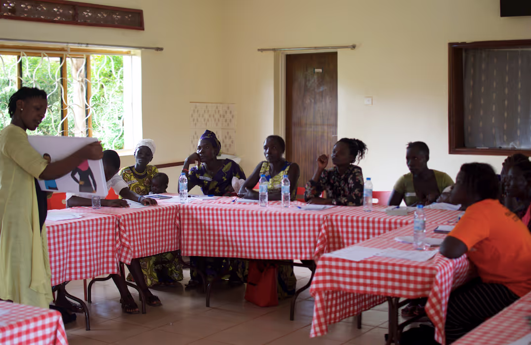 Refresher training for selected community facilitators in Yumbe Town 
