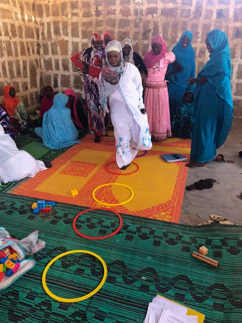 A Little Ripples teacher training in progress. Credit: Sara-Christine Dallain, iACT. 