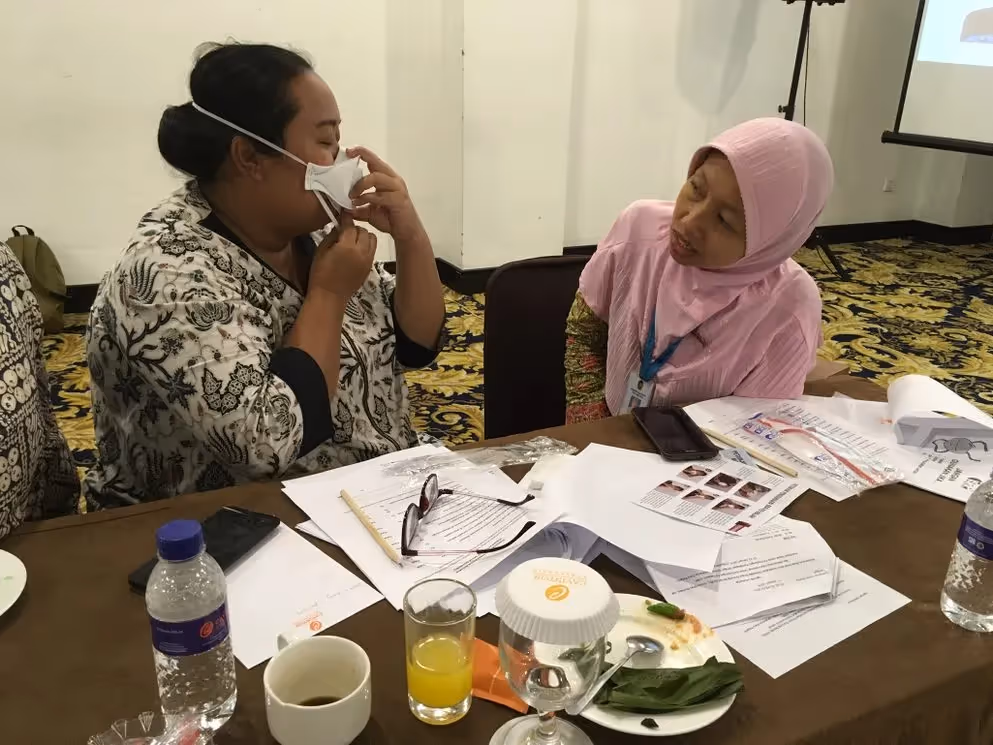 Evidencing the effectiveness of facemasks to protect from volcanic ash