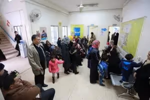 © UNRWA 2016 Photo by Mohammad Magayda Various Palestine refugees waiting for their appointments at Zarqa Health Centre, Zarqa, Jordan